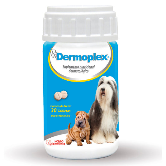Dermoplex Suplemento vitamínico para perros 30 tabletas